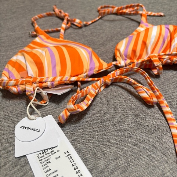 Seafolly Women's Slide Triangle Bikini Top, Size 10 - Picture 6 of 10